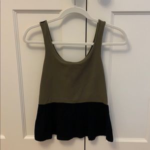 Peplum tank